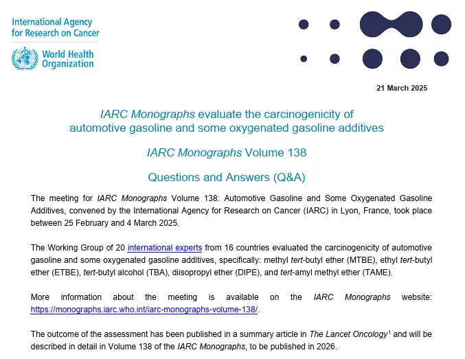 IARC Monographs Volume 138
