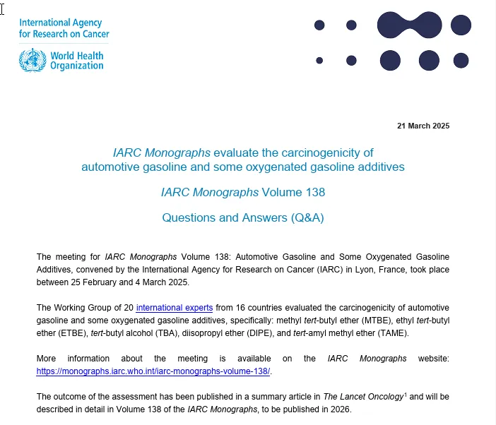 IARC Monographs Volume 138